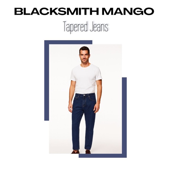 Blacksmith Mango Tapered Jeans – Tapered Loose Fit Bundle & Save #EverydayStyle - Picture 1 of 16